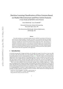 Arxiv:2009.09993V3 [Q-Fin.TR] 14 May 2021 Formats Following Predetermined Protocols and Data Structures