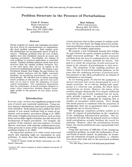 1997-Problem Structure in the Presence of Perturbations