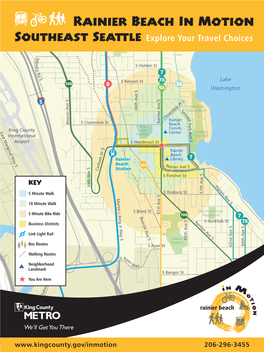 Rainier Beach in Motion S Myrtle St Duwamish Waterway Othello Station Southeast Seattles Othello Explore St Your Travel Choices Othello