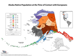 Alaska Native Population at the Time of Contact with Europeans