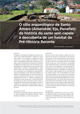 O Sítio Arqueológico De Santo Amaro (Ameixêde, Eja, Penafiel): Da História Do Santo Sem Capela À Descoberta De Um Habitat Da Pré-História Recente