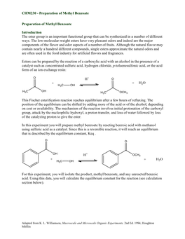 Methyl Benzoate