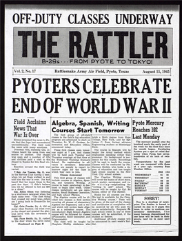 Rattler 1945 08 15.Pdf (10.67Mb)