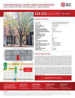 219-221 East 59Th Street W 94Th St E 94Th St