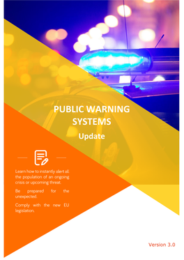 EENA's Document on Public Warning Systems