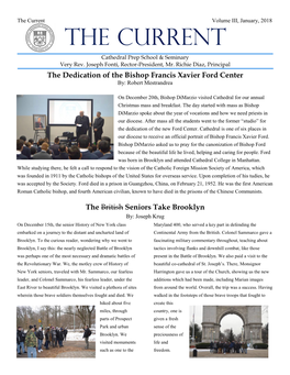 The Current Volume III, January, 2018 the CURRENT