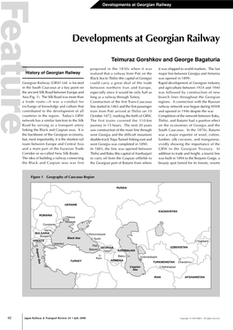 Developments at Georgian Railway