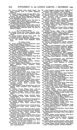 5612 Supplement to the London Gazette, 7 December, 1944
