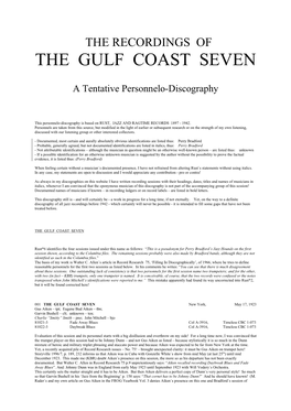 The Gulf Coast Seven