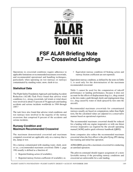 Crosswind Landings