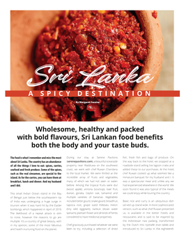 Sri Lanka a SPICY DESTINATION