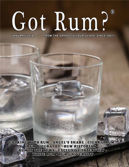 COOKING with RUM - Angel’S Share - CIGAR & Rum - RUM BIOGRAPHY - RUM HISTORIAN - RUM in the NEWS - EXCLUSIVE INTERVIEW - WHITE RUM - RUM UNIVERSITY 6