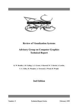 Review of Visualization Systems Advisory Group on Computer