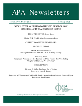 APA Newsletters