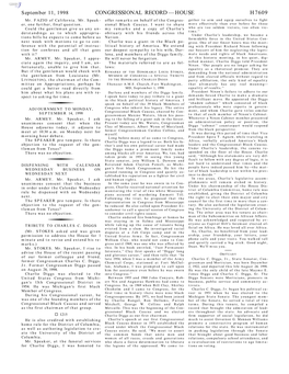 Congressional Record—House H7609