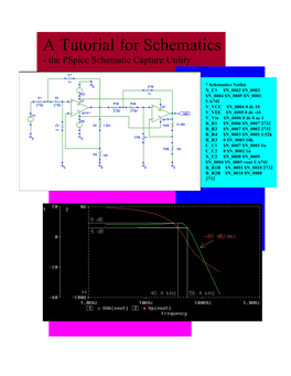 A Visual Tutorial for Schematics