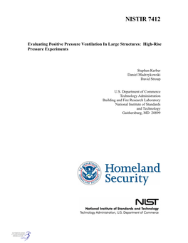 Evaluating Positive Pressure Ventilation in Large Structures: High-Rise Pressure Experiments