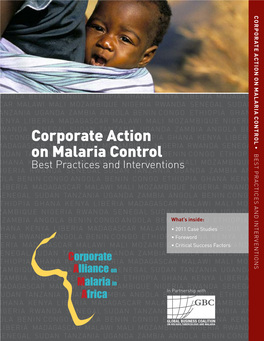 Corporate Action on Malaria Control: Best Practices and Interventions