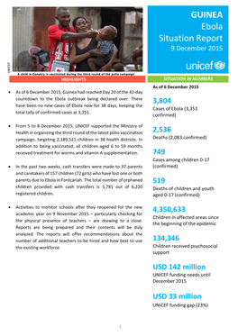 GUINEA Ebola Situation Report