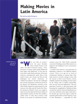 Making Movies in Latin America by Joshua Jelly-Schapiro