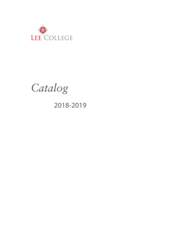 2018-2019 Catalog