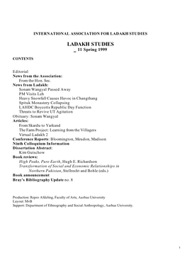 Ladakh Studies 11