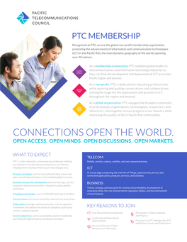 Connections Open the World. Open Access