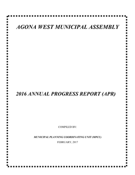 Agona West Municipal Assembly