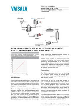 POTASSIUM CARBONATE K2CO3, SODIUM CARBONATE Na2co3