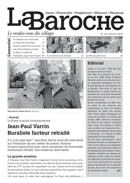 Jean-Paul Varrin Buraliste Facteur Retraité