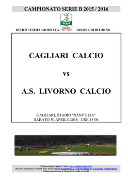 Cagliari-Livorno