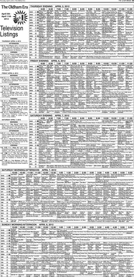 Television Listings