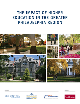 The Impact of Higher Education in the Greater Philadelphia Region