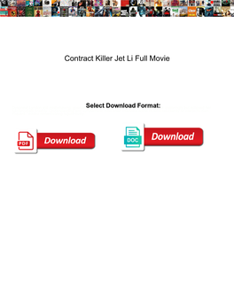 Contract Killer Jet Li Full Movie