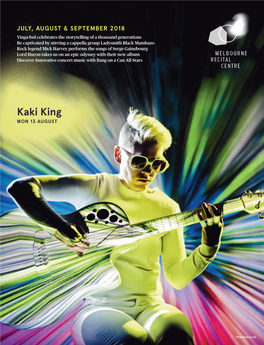 Kaki King MON 13 AUGUST