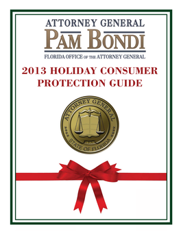 2013 Holiday Consumer Protection Guide