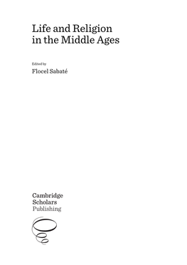 Life and Religion in the Middle Ages