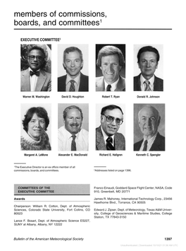 Members of Commissions; Boards, and Committees1