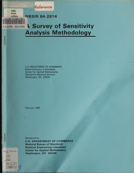 A Survey of Sensitivity Analysis Methodology