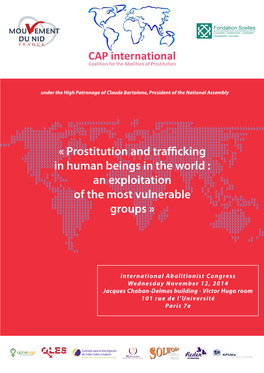 Prostitution and Trafficking in Human Beings in the World : an Exploitation of the Most Vulnerable Groups »