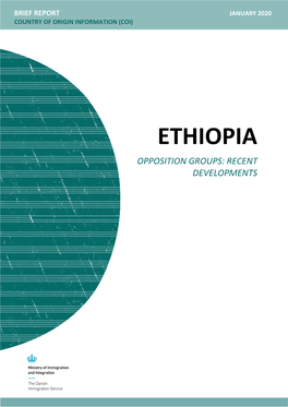 Ethiopia Opposition Groups: Recent Developments