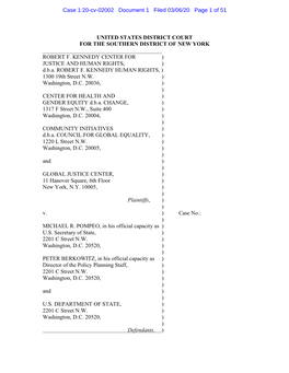 Case 1:20-Cv-02002 Document 1 Filed 03/06/20 Page 1 of 51