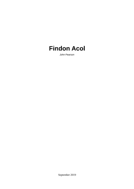 Findon Acol John Pearson