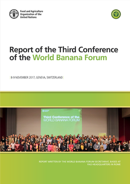 Report of the Third Conference of the World Banana Forum