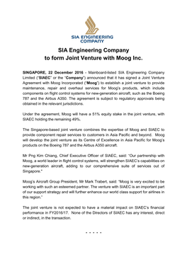 SIA Engineering Company and V-Australia