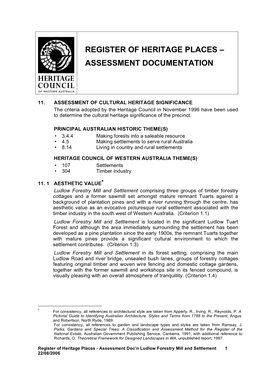 Assessment Documentation