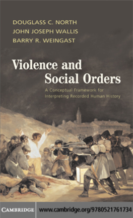 Violence and Social Orders