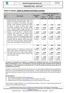 School Transport Services Llc (Sts)