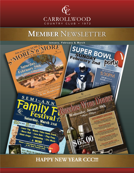 Member Newsletter