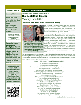 Pdf Newsletter January 2014